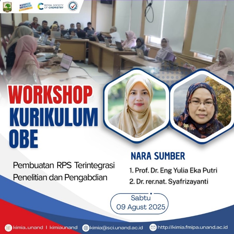 Workshop Kurikulum Berbasis OBE Departemen Kimia FMIPA Universitas Andalas